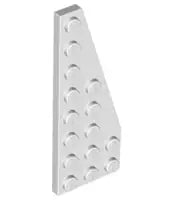 LEGO Sonderplatten 50304 Keilplatte 8x3 Rechts, weiß