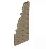 LEGO Sonderplatten 50305 Keilplatte 8x3 Links, dunkelbeige