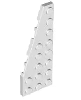 LEGO Sonderplatten 50305 Keilplatte 8x3 Links, weiß