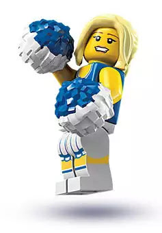 LEGO Minifiguren Serie 1  8683-01 Cheerleaderin