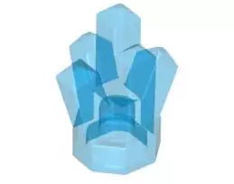 LEGO Sondersteine 52 Kristall 1x1, transparent-dunkelblau