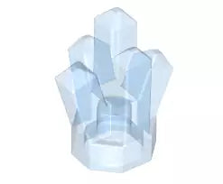 LEGO Sondersteine 52 Kristall 1x1, transparent-mittelblau