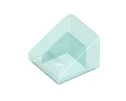 LEGO Schrägsteine 54200 Dachstein 30° 1x1x2/3, transparent-hellblau