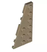 LEGO Sonderplatten 54384 Keilplatte 6x3 Links, dunkelbeige