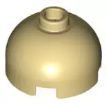 LEGO Sondersteine 553 Kuppelstein 2x2, beige