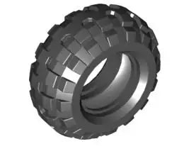 LEGO Räder und Reifen 55976 Reifen 56 x 26mm (Baloon), schwarz