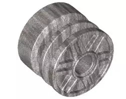 LEGO Räder und Reifen 55981 Felge 18 x 14mm (Pinloch), silbermetallic