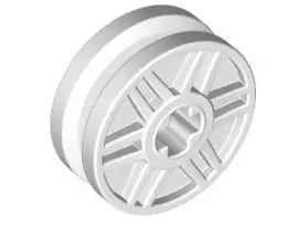 LEGO Räder und Reifen 56903 Felge 18 x 8mm (Achsloch), weiß