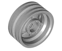 LEGO Räder und Reifen 56904 Felge 30 x 14mm (Achsloch), hellgrau
