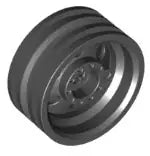 LEGO Räder und Reifen 56904 Felge 30 x 14mm (Achsloch), schwarz