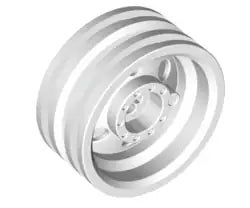 LEGO Räder und Reifen 56904 Felge 30 x 14mm (Achsloch), weiß