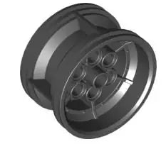 LEGO Räder und Reifen 56908 Felge 43,2 x 26mm (Achsloch), schwarz