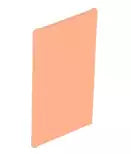 LEGO Türen und Fenster 57895 Fensterglas für Rahmen 1x4x6, transparent-neonorange