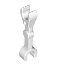 LEGO Minifiguren Zubehör 59230 Roboter Arm, gerade, Clips 90°gedreht, weiß