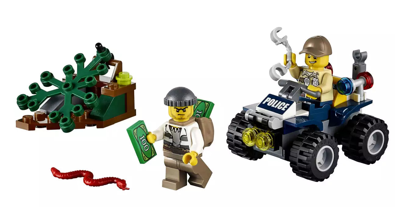 LEGO City 60065 Auf Streife im Sumpfpolizei-Quad
