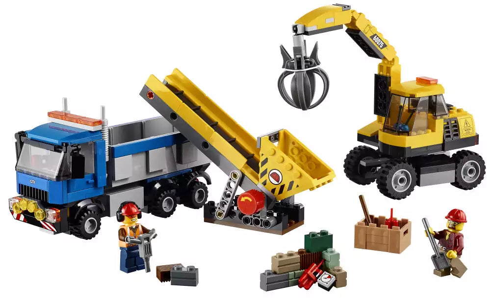 LEGO City 60075 Bagger und Transportwagen