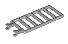 LEGO Gitter 6020 Gitter 3x7 mit Doppelclip, hellgrau