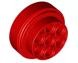 LEGO Räder und Reifen 60208 Felge/Turbine 31 x 15mm, rot