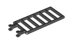 LEGO Gitter 6020 Gitter 3x7 mit Doppelclip, schwarz