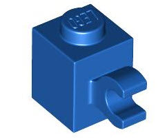 LEGO Sondersteine 60476 Stein 1x1 mit waagrechtem Clip, blau