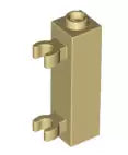LEGO Sondersteine 60583 1x1x3 mit 2 senkrechten Clips, beige
