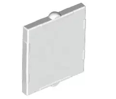 LEGO Türen und Fenster 60601 Fensterglas für Rahmen 1x2x2, weiß