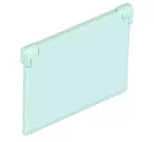LEGO Türen und Fenster 60603 Fensterglas für Rahmen 1x4x3, transparent-hellblau