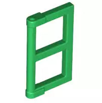 LEGO Türen und Fenster 60608 Fensterladen für Rahmen 1x4x3, grün