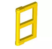 LEGO Türen und Fenster 60608 Fensterladen für Rahmen 1x4x3, gelb