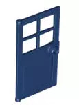 LEGO Türen und Fenster 60623 Türblatt für Rahmen 1x4x6, dunkelBlau