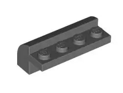 LEGO Sondersteine 6081 Bogenstein 2x4x1 1/3, dunkelgrau