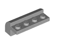 LEGO Sondersteine 6081 Bogenstein 2x4x1 1/3, hellgrau