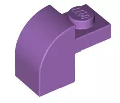 LEGO Sondersteine 6091 Bogenstein 2x1x1 1/3, mittel-lavendel