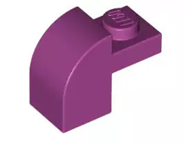 LEGO Sondersteine 6091 Bogenstein 2x1x1 1/3, magentarot