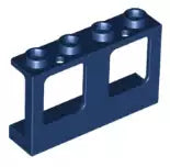 LEGO Türen und Fenster 61345 Fensterrahmen 1x4x2, dunkelblau