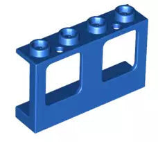 LEGO Türen und Fenster 61345 Fensterrahmen 1x4x2, blau