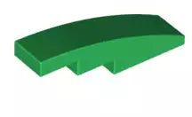 LEGO Schrägsteine 61678 Bogenstein 1x4 ohne Noppen, grün