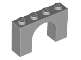 LEGO Steine 6182 Bogenstein 1x4x2, hellgrau