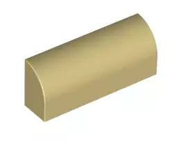 LEGO Sondersteine 6191 Bogenstein 1x4x1 1/3, beige