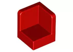 LEGO Wandelemente 6231 Eckpaneel 1x1x1, rot
