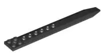 LEGO Luftfahrt 62743 Rotorblatt 2x16 mit Achsloch, schwarz