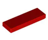 LEGO Fliesen 63864 Fliese 1x3, rot