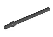 LEGO Stangen 63965 Stab 6L mit Stopper, schwarz