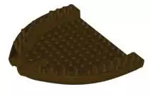 LEGO Boote 64651 Schiffsrumpf Bug/Heckteil 16x14x 2 1/3, dunkebraun