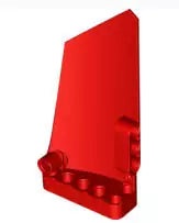 LEGO Technic 64682 Paneel #18B (5x11), rot