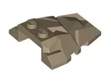 LEGO Schrägsteine 64867 Felskeil 4x4, dunkelbeige