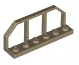 LEGO Zaun 6583 Geländer 1x6, dunkelbeige