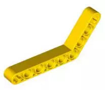 LEGO Technic 6629 Liftarm 1x9 gebogen (6-4), gelb