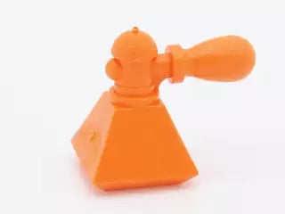 LEGO Behälter 6932a Parfum Zerstäuber (pyramidenförmig), orange