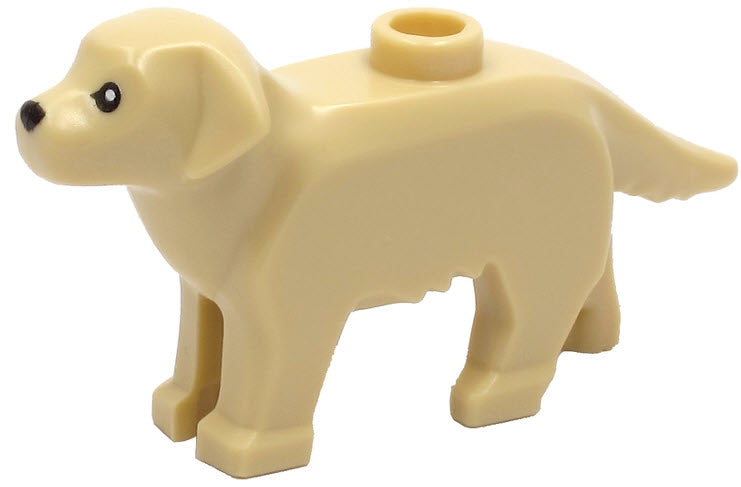 LEGO Tiere 69962pb01 Hund, Labrador / Golden Retriever, beige